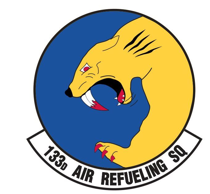 133rd Air Refueling Squadron Sticker Decal Military Armed Forces M758