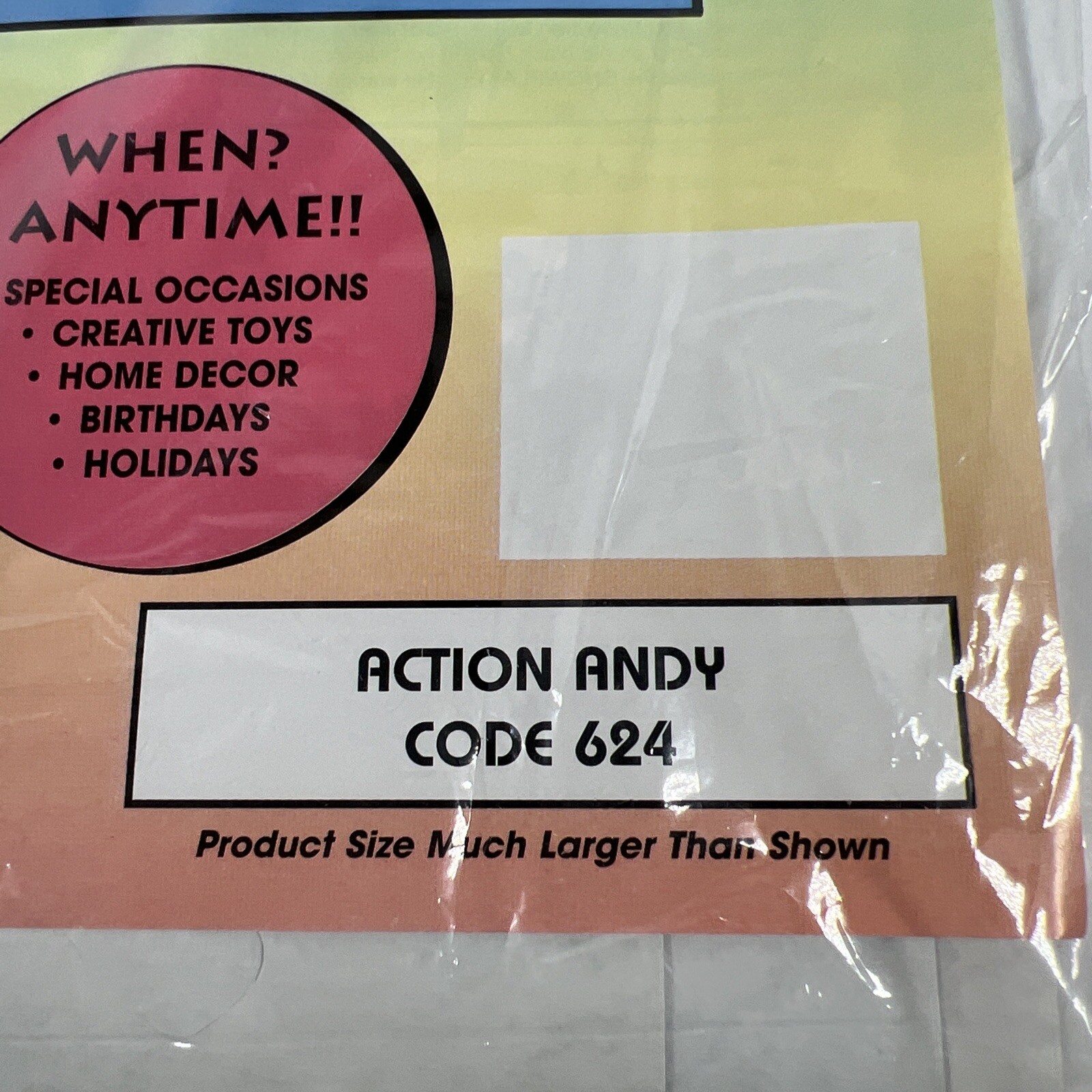 Stik-EES "Action Andy" Reuseable Window Clings Sticks Fireman Heroes Officer Fun