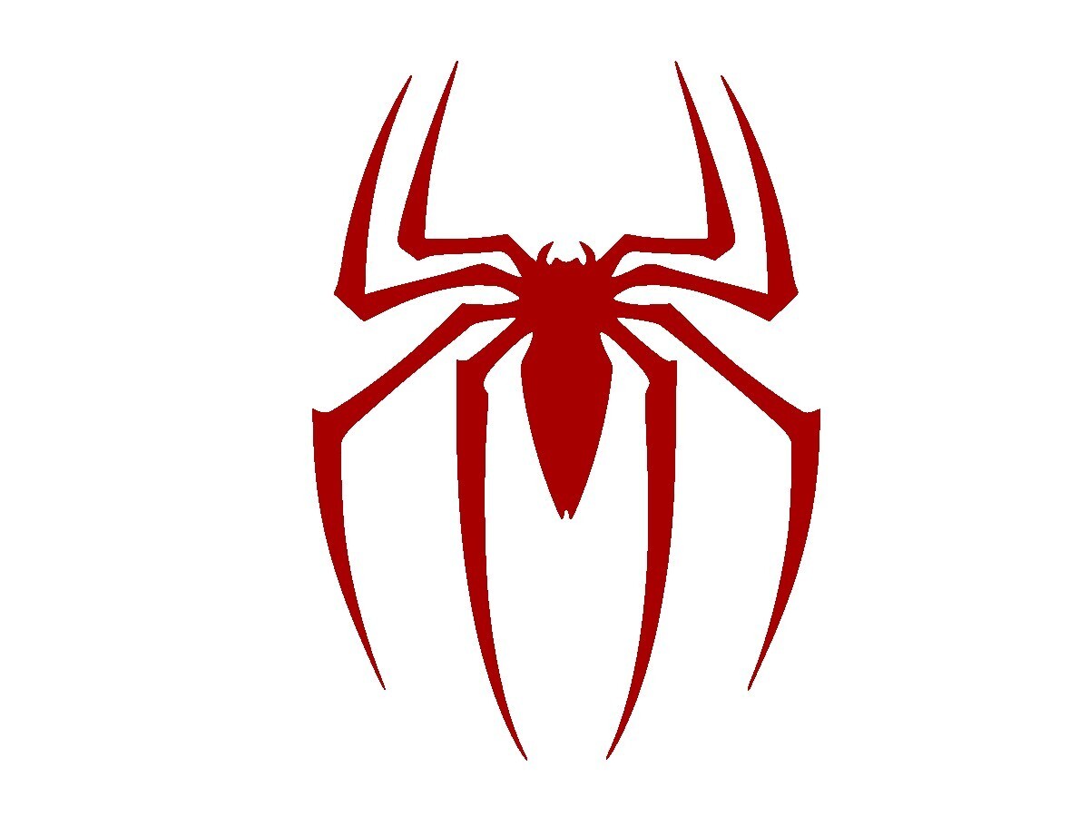 Spiderman logo, Spider man Decal/ Sticker you choose size and color , USA seller