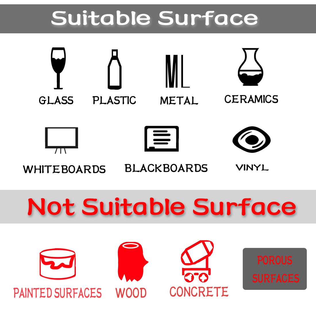 40pcs Chalkboard Labels Water-resistant Removable Blackboard Storage Sticker