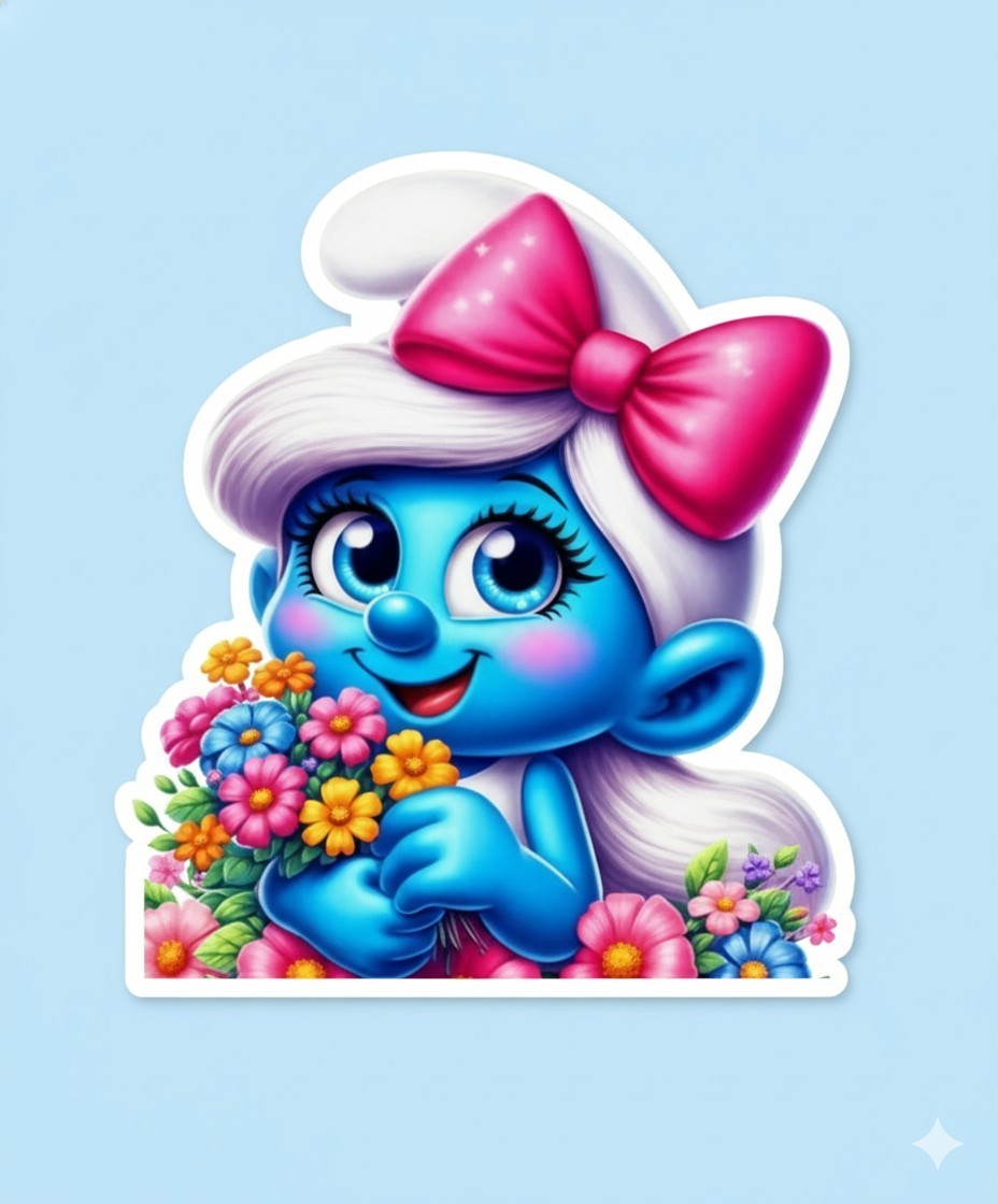 Smurfs Stickers Decal Phone Laptop PICK ONE
