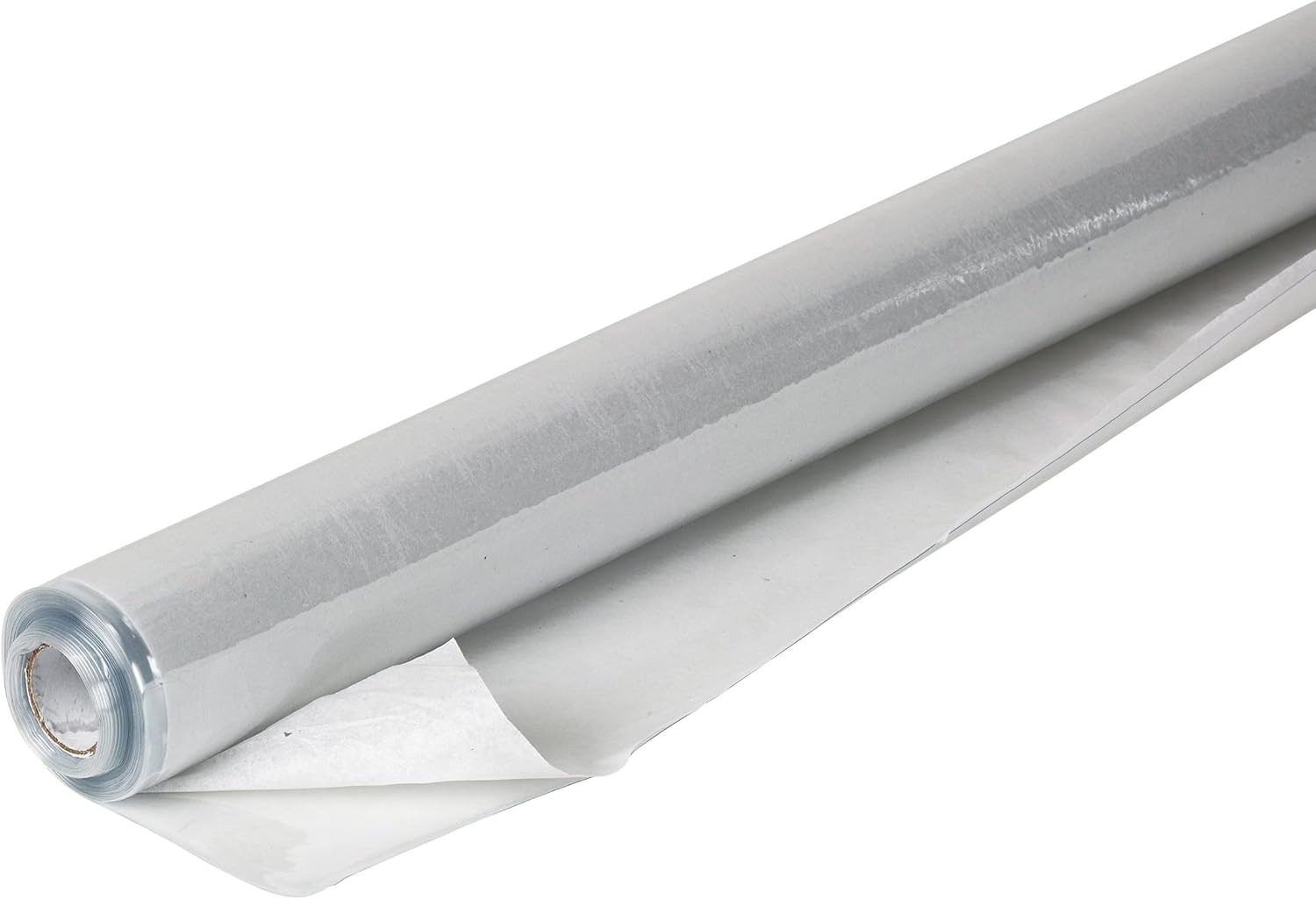 V44216/6 Crystal Clear Vinyl Sheeting-Packaged Rolls, 44" X 18' X 4Mil
