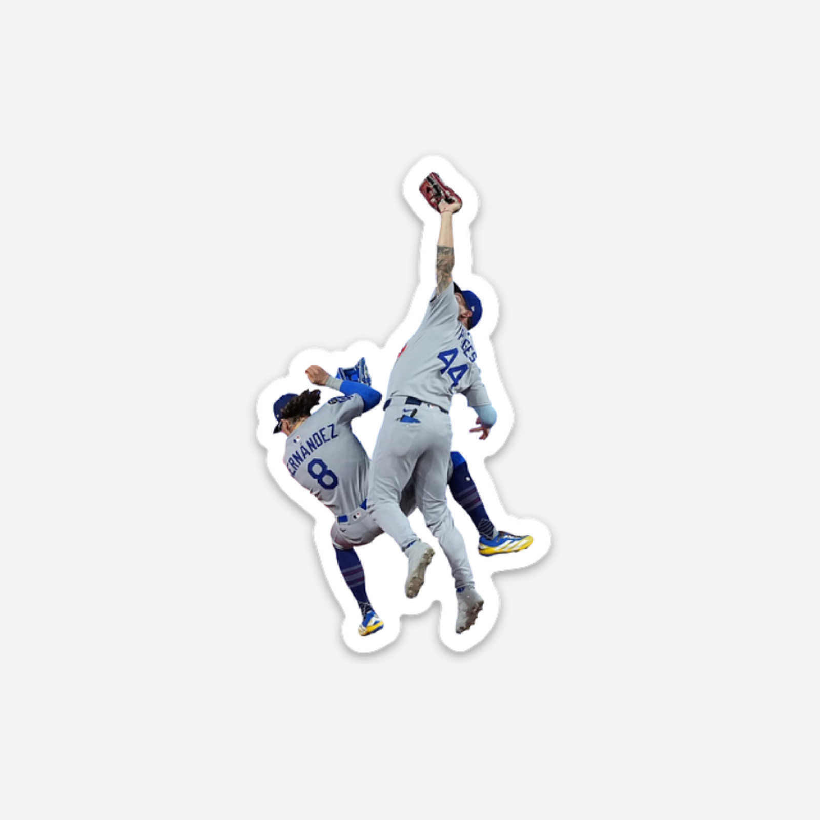 3" Dodgers Sticker The Catch Vinyl Decal World Series 2025 Matte Finish