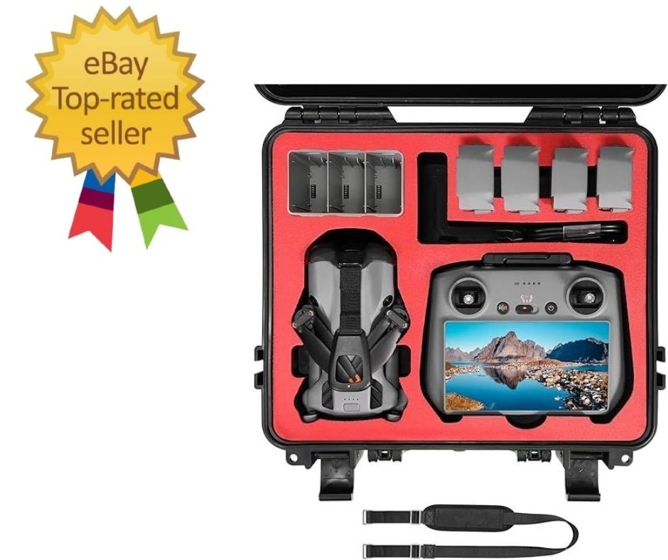 Hard Case for DJI Mini 5 Pro RC2 Waterproof Carrying Case Drone Storage Bag