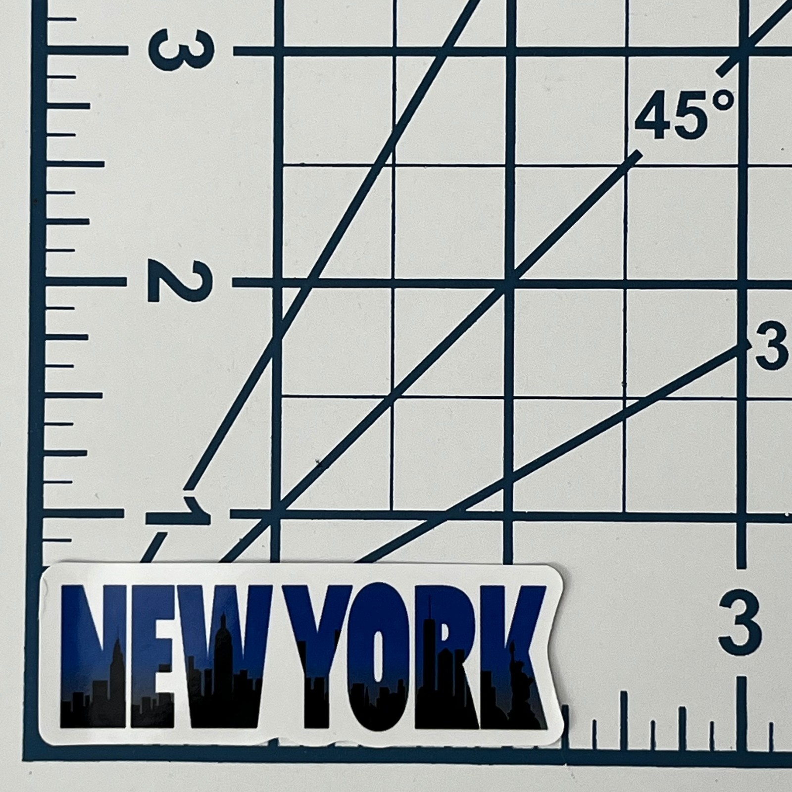 New York City Skyline Vinyl Sticker Decal NYC Souvenir Laptop Travel Luggage