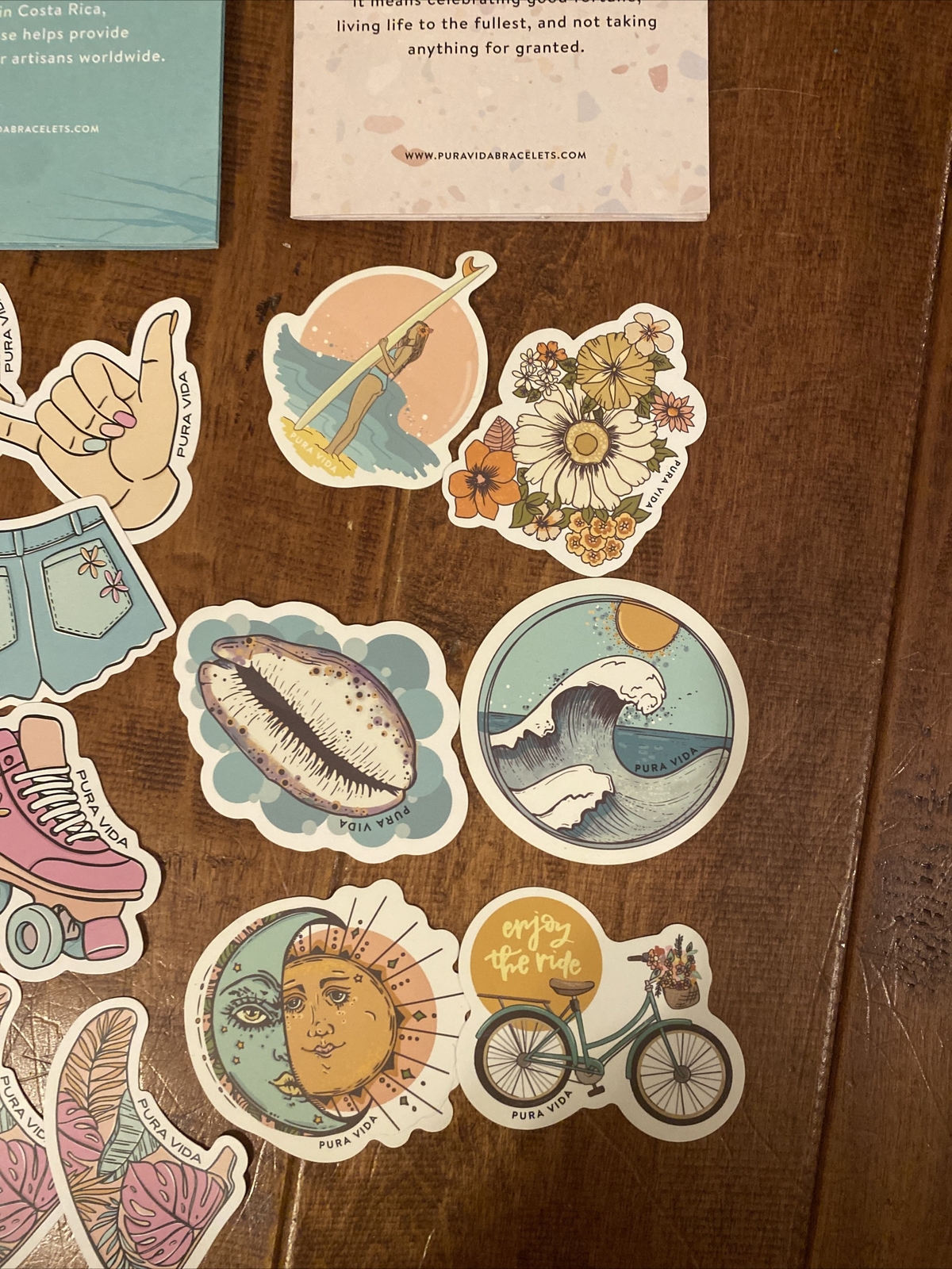 pura vida stickers lot of 24
