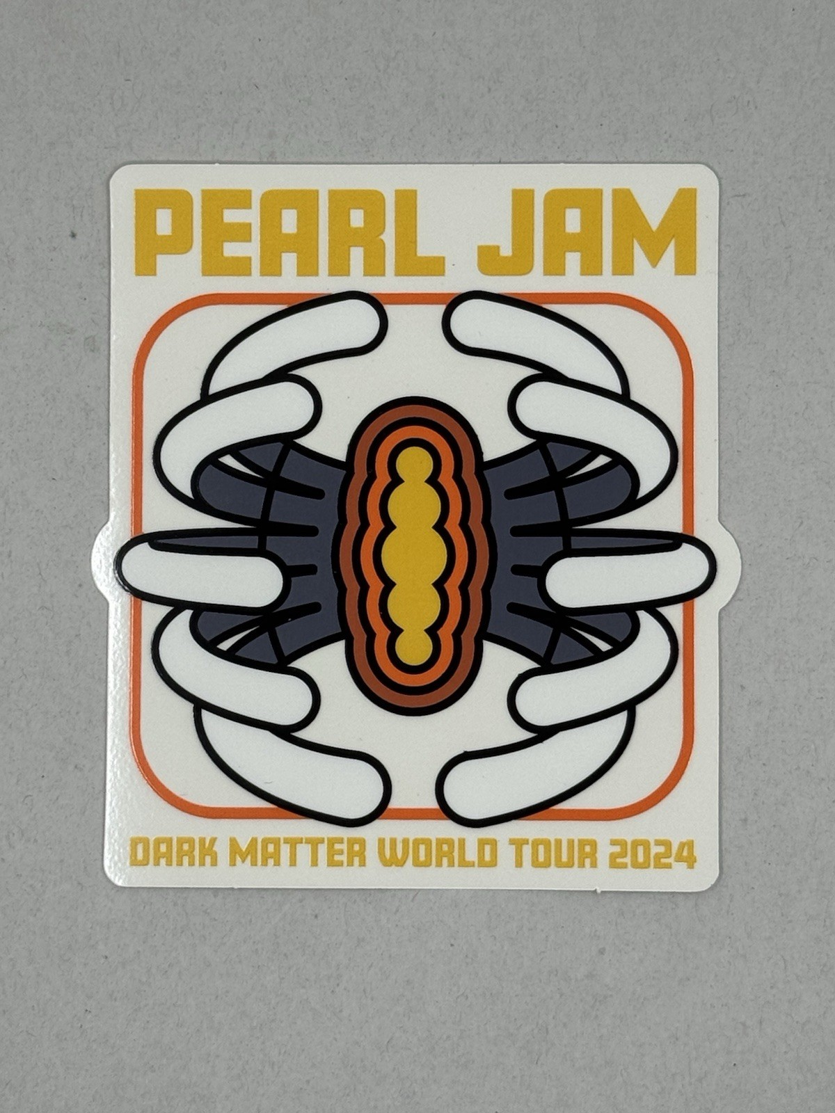 PEARL JAM STICKER Decal Dark Matter World Tour 2024