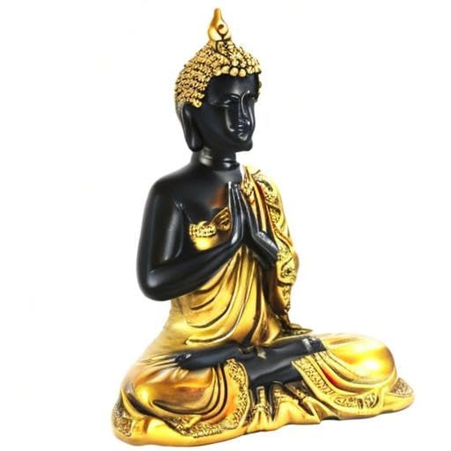 Seraphic Large Golden Meditation Buddha Statue for Indoor, Outdoor, and Home …