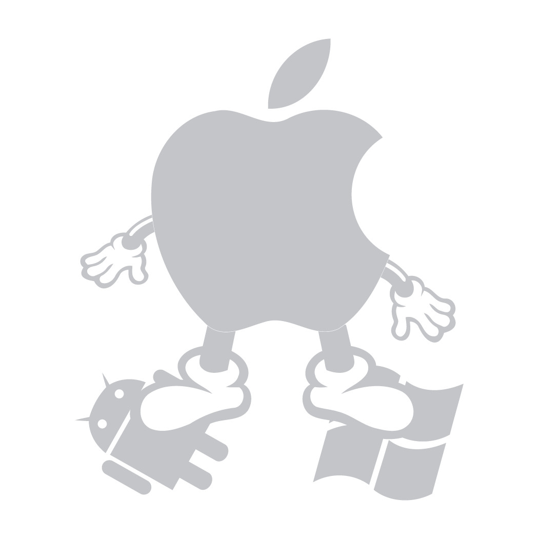 Apple MAC steps on Windows Android Die cut decals vinyl sticker laptop design