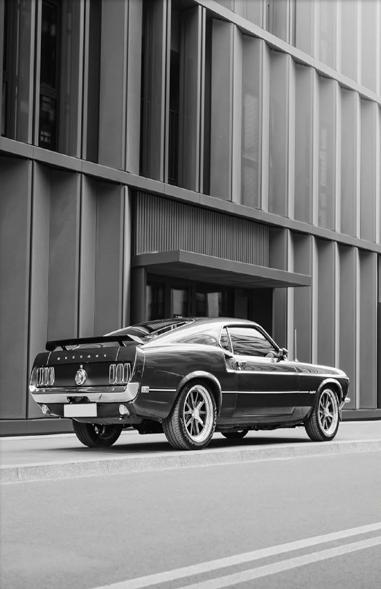 Classic Muscle Car Retro Wall Vinyl Decal Poster Print (Removable Adhesive)