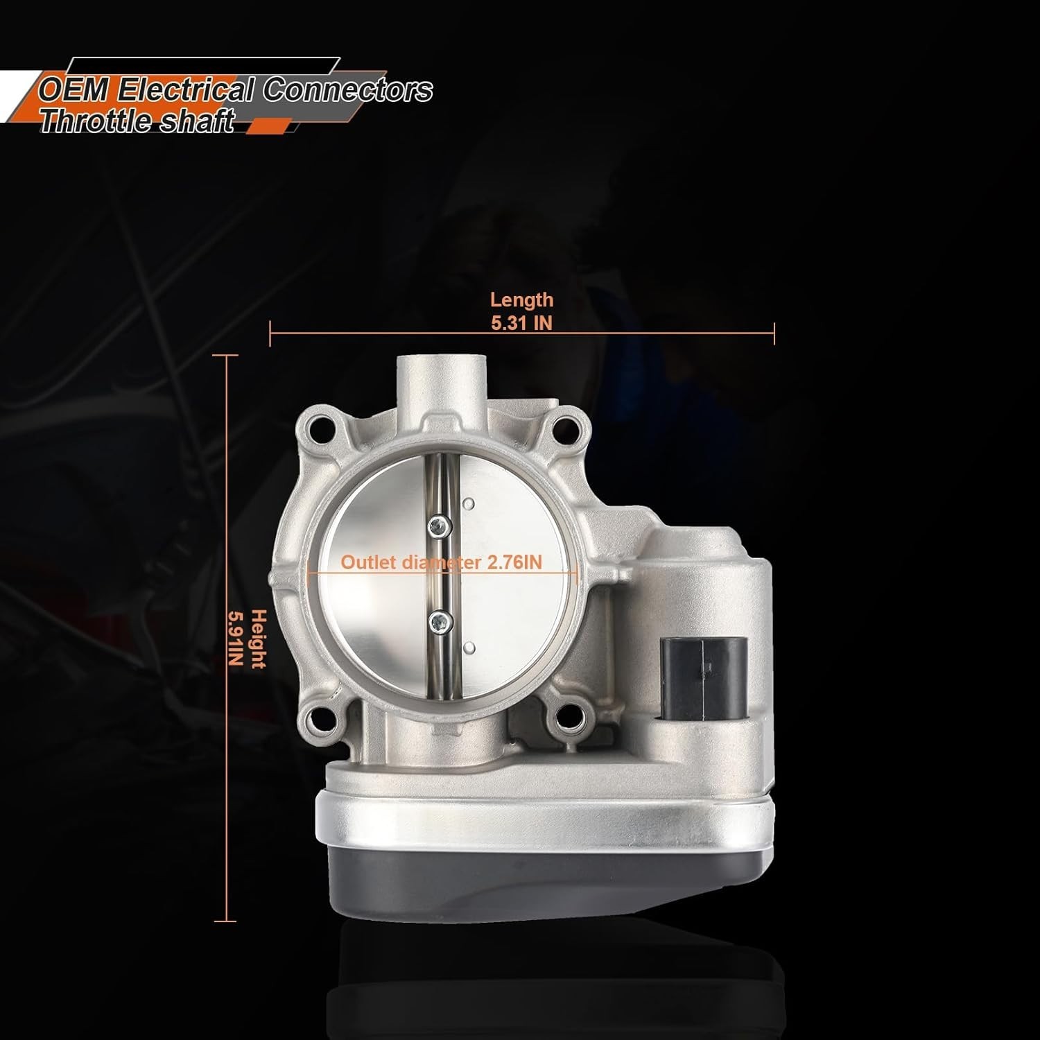 Throttle Body for Select Chrysler & Dodge Vehicles 2.7L 3.5L 4.0L | 4861691AA