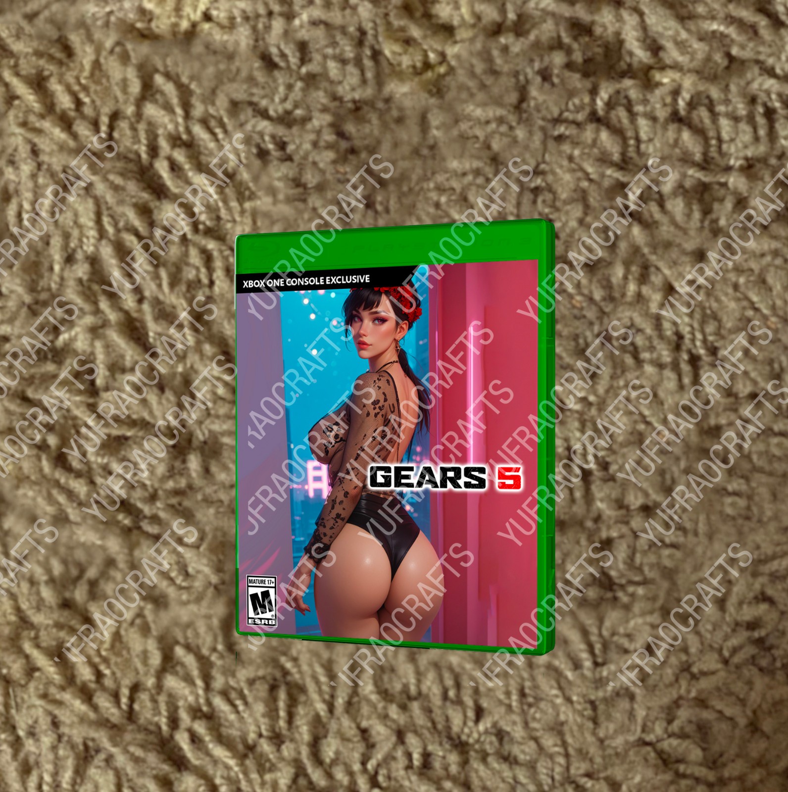 Gears of War XBOX Series CUSTOM COVER ARTS NO GAMES NO CASES