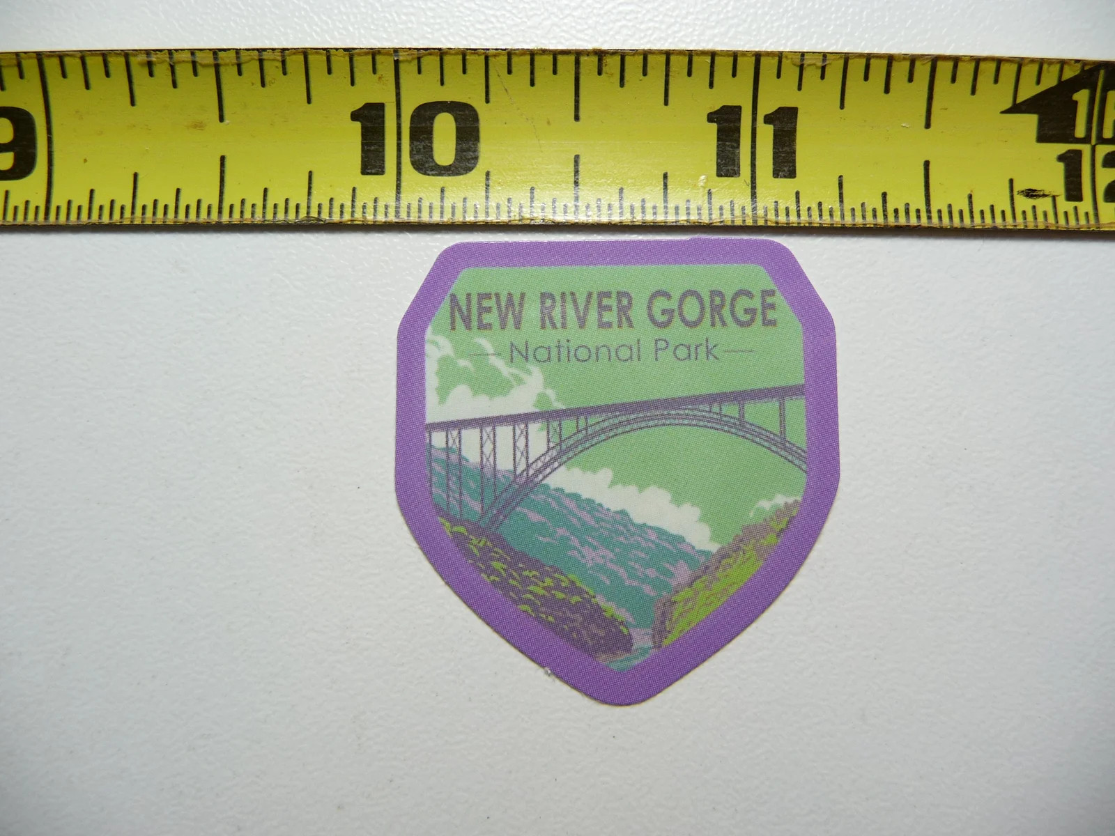 TINY NEW RIVER GORGE WEST VIRGINIA SMALL STICKER DECAL NATIONAL PARK COLLECTIBLE