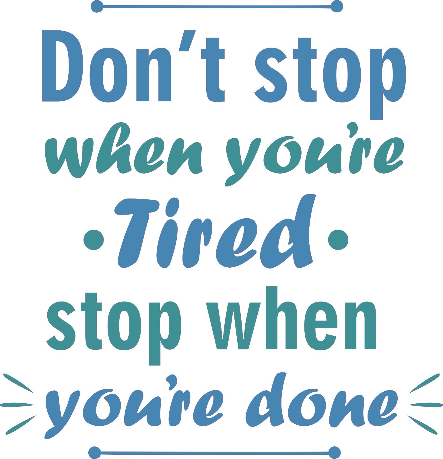 Vinyl Home Bedroom Living Room Art Motivational Fitness Quotes Design Wall Decal