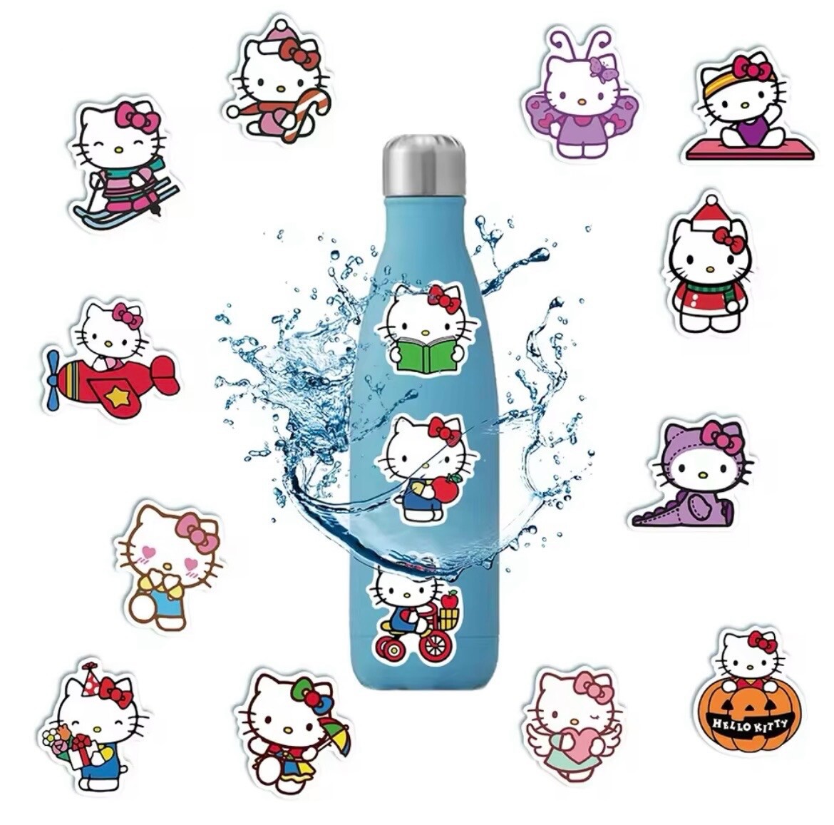 Hello Kitty Stickers 50pk Random Fun Holiday Hello Kitty Character Stickers