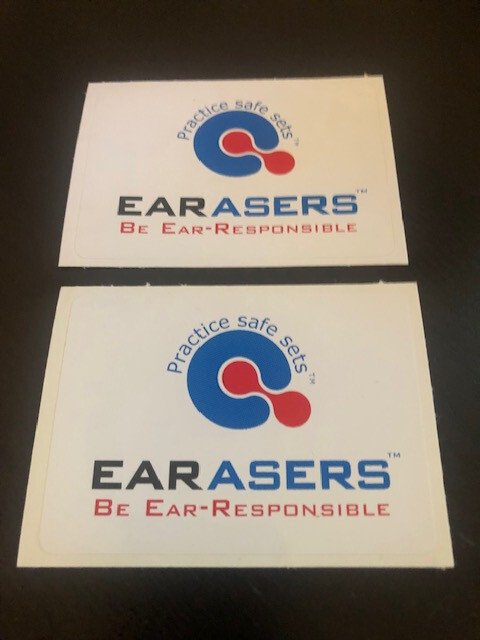 EARASERS Earplugs – Decal Sticker – OEM 4X3