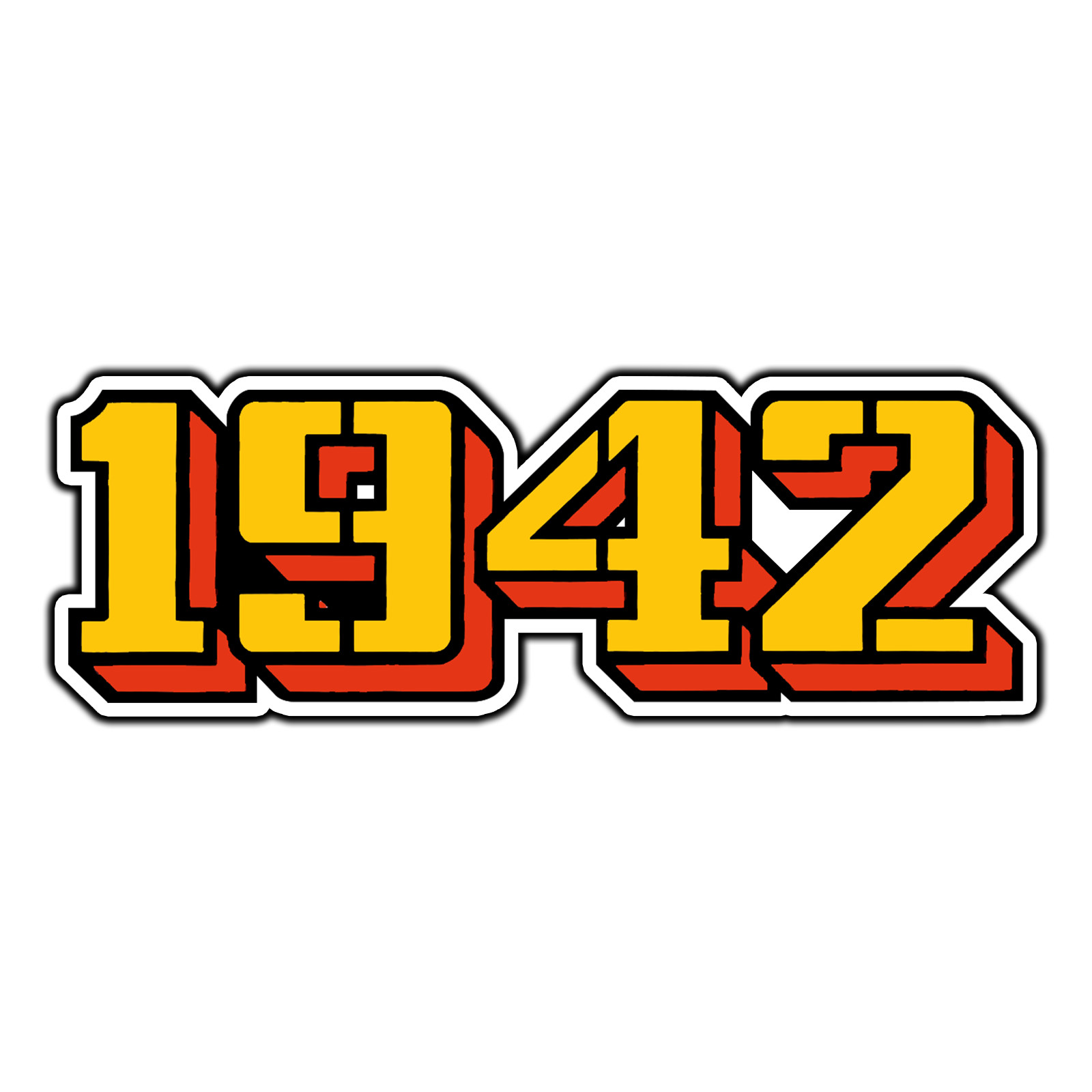 #3198 1942 Arcade Logo #1 Retro Gaming Sticker Waterproof Vinyl Decal Car