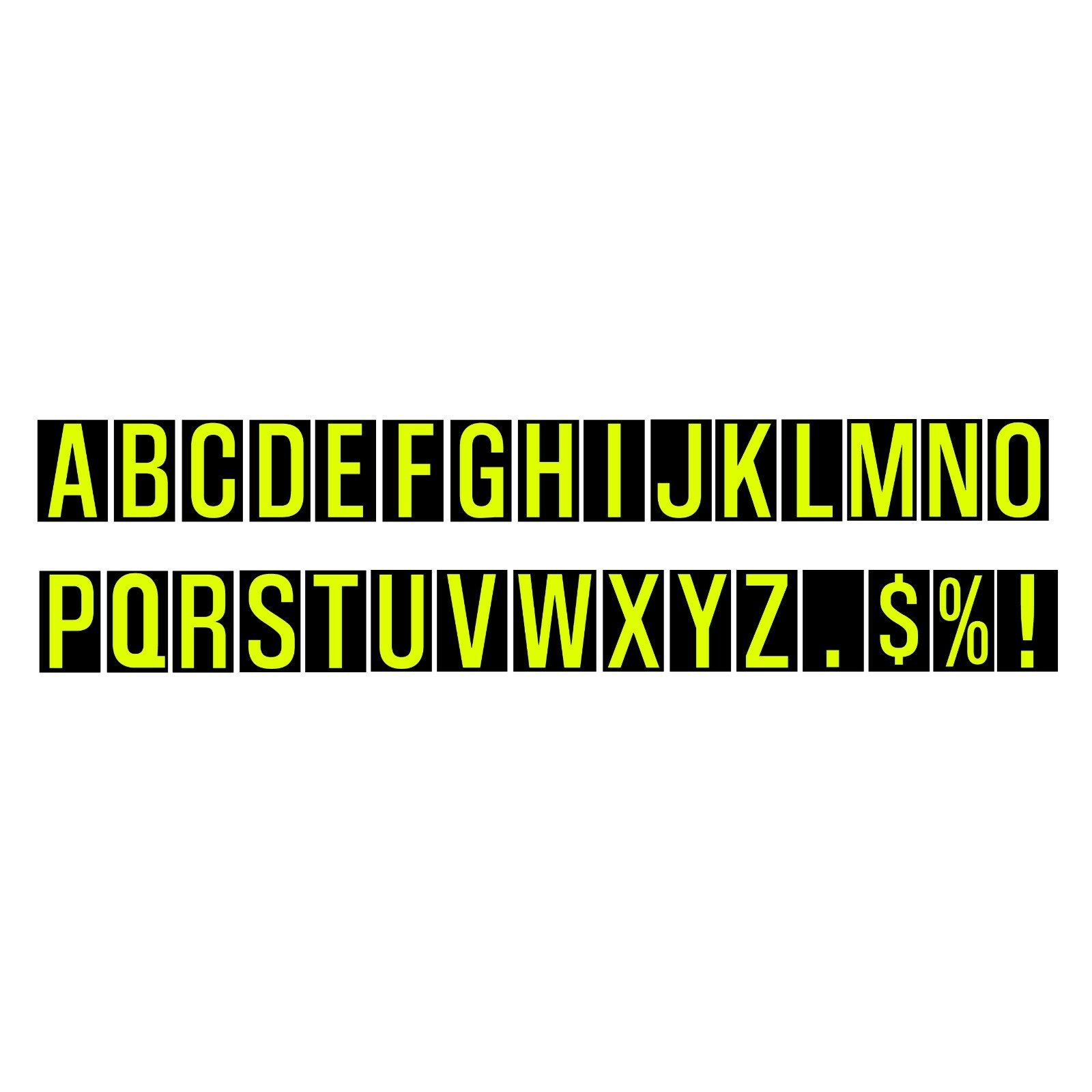 Adhesive Alphabet Letter Starter Kit, Vinyl Decal Set Includes 30 Dozen 5.5"