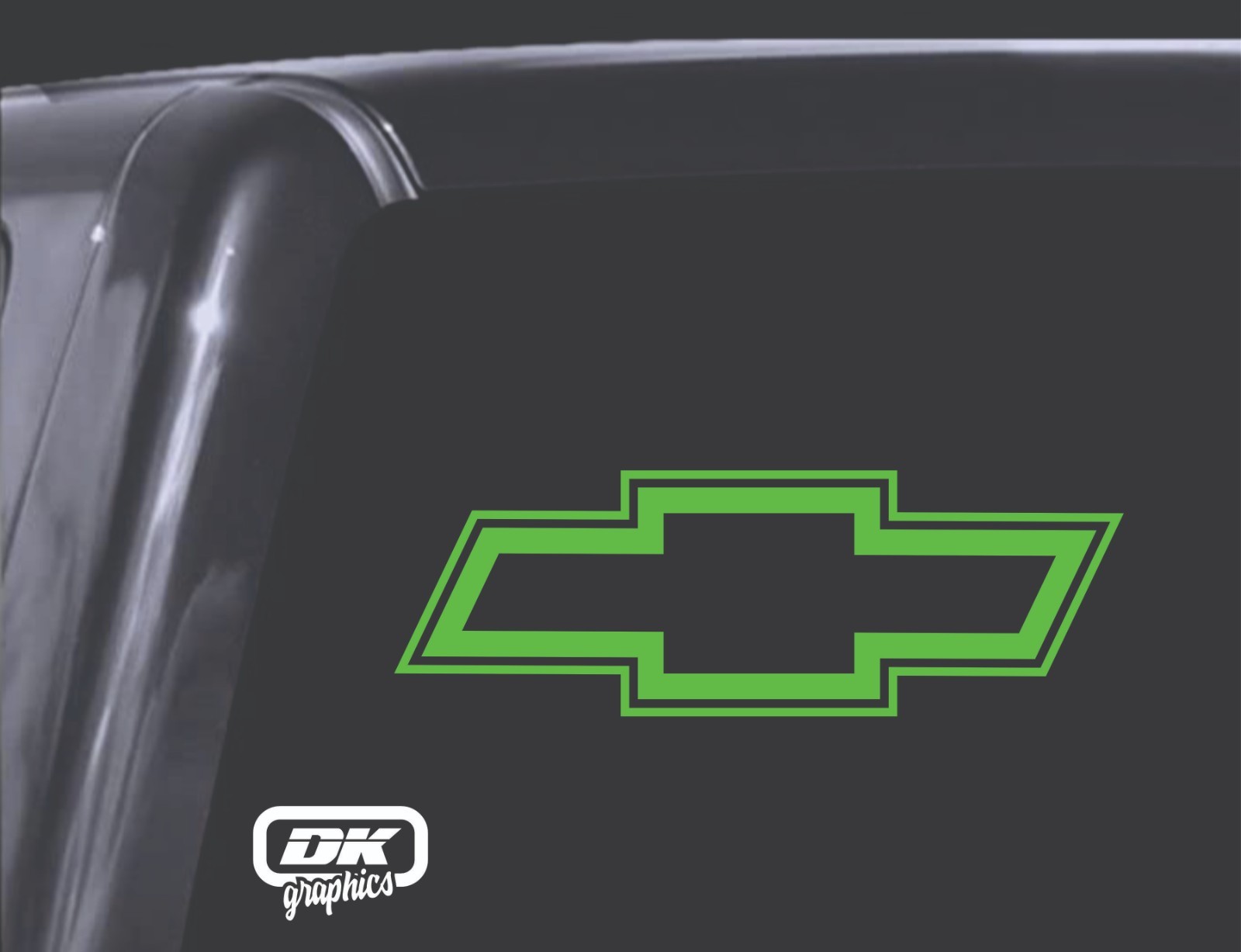 Chevy Bowtie Vinyl Decal. Car Window Sticker