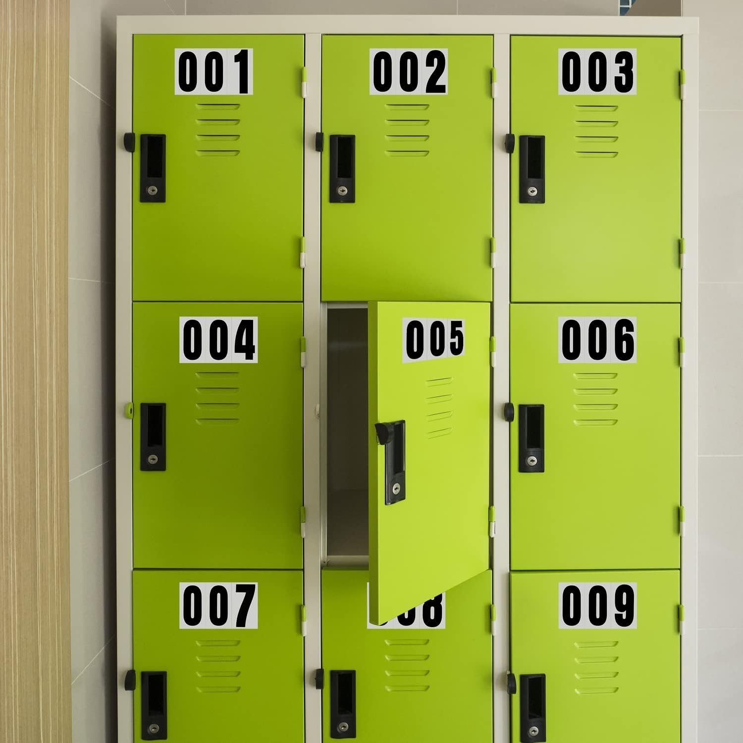 2 PACK, 120 Numbers, 3"Reflective Adhesive Waterproof Mailbox Numbers