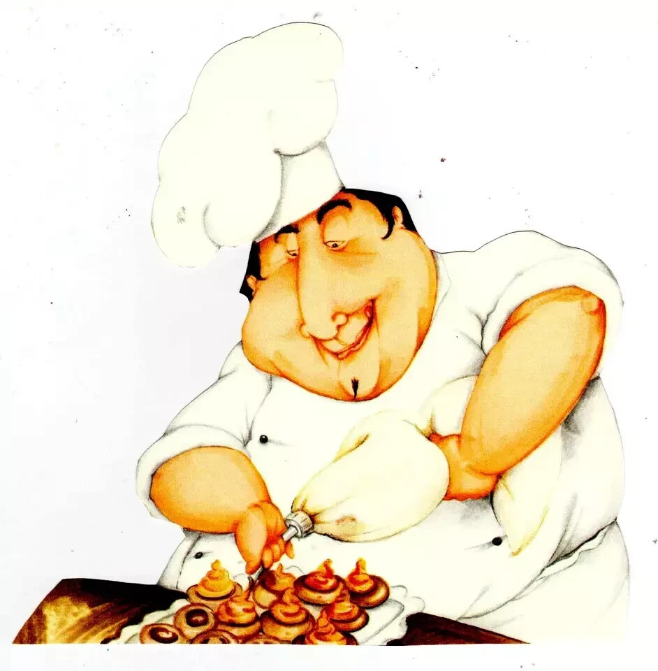italian chef kitchen wall decal pastry prepasted 5 inch new
