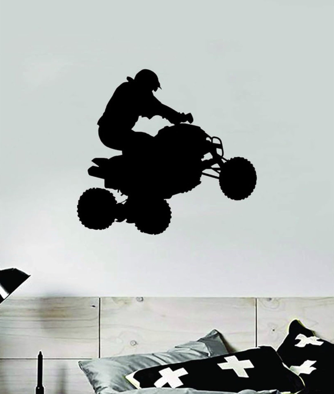 ATV Quad Wall Decal Home Decor Sticker Vinyl Sports Motocross Dirtbike