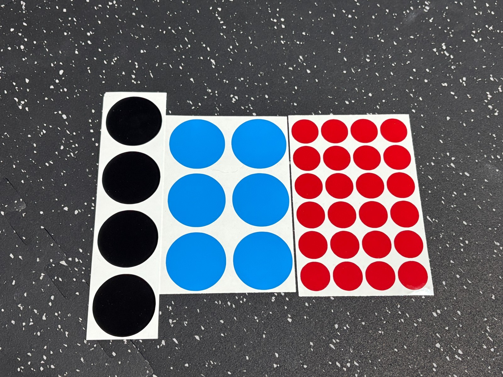 Polka Dot, Circle Marker Stickers – Permanent Outdoor Vinyl Sticker Decal