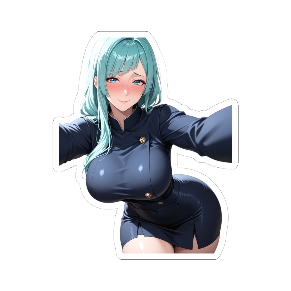 Cute Anime Waifu Sticker (BuyMoreFromMyShopSaveMore) Kasumi Fan Art