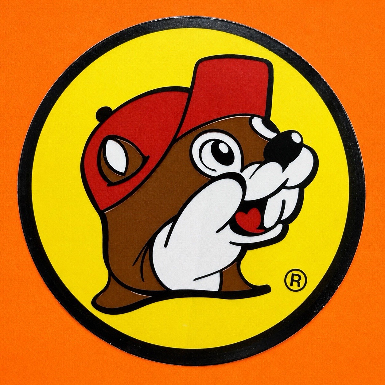 Buc-ee's Bucee’s Decal Sticker Label – 3" Diameter – Beaver – NEW Gas Virginia