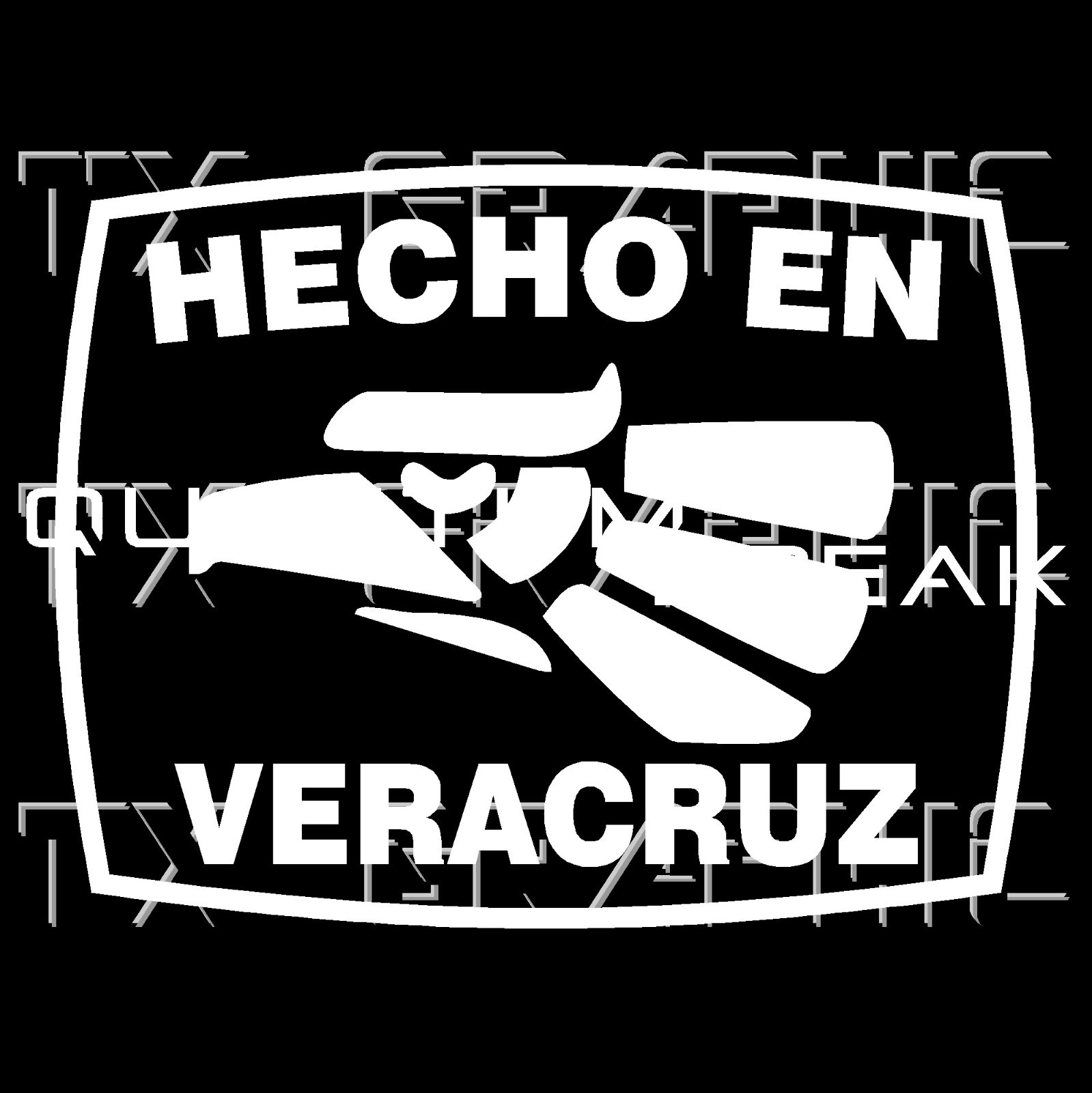 Hecho En Veracruz Estado de Mexico Aztec Aguila Decal Vinyl Sticker