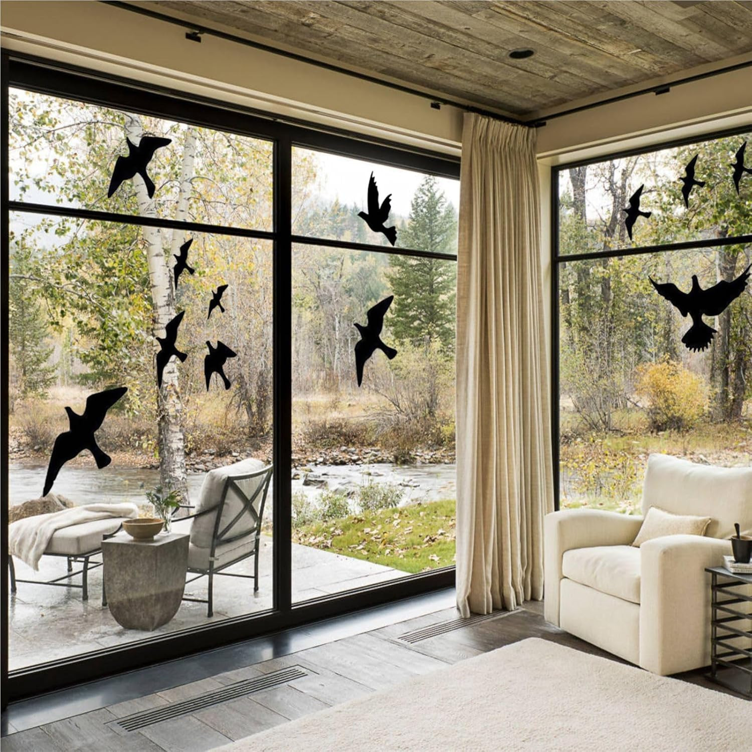 Anti-Collision Window Bird Stickers Decals Glass Door Protect and save Bird Stri