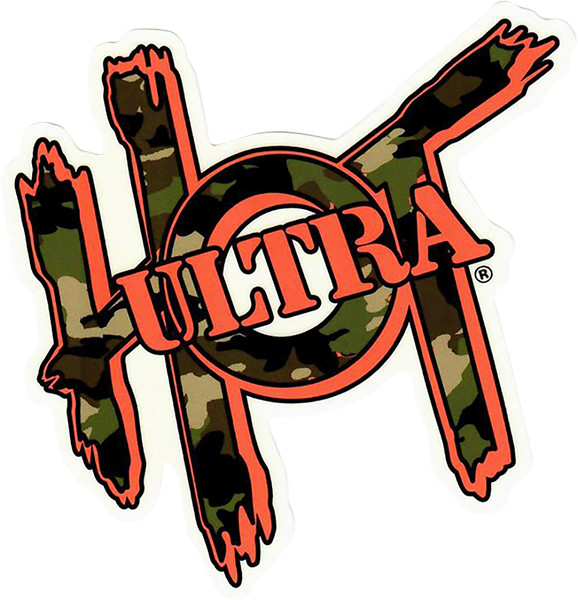 ULTRA HOT LOGO 7" DECAL CAMO STICKER (2 PACK)