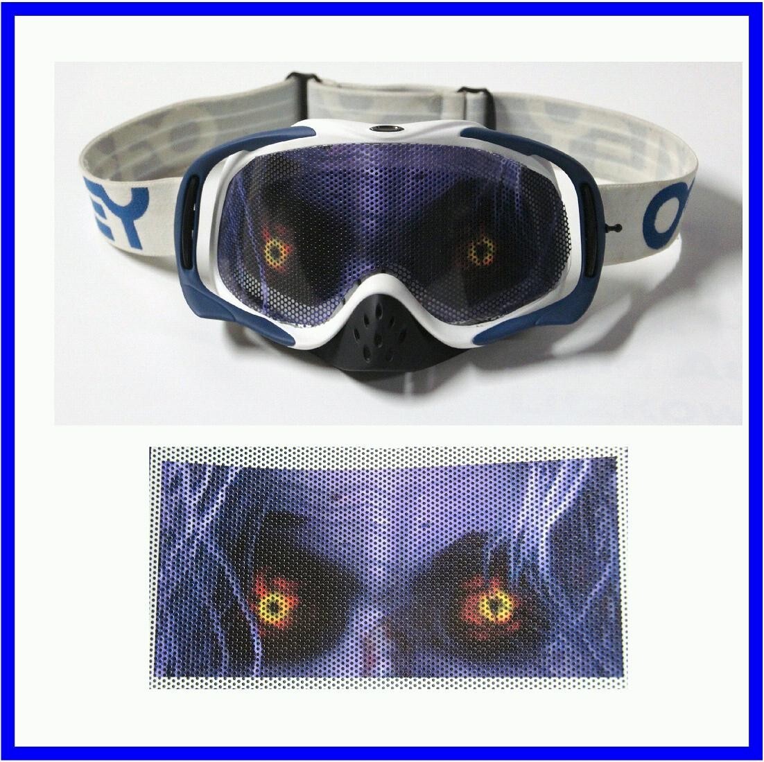 bmx mx Oakley Scott Monster Energy goggles skin cover racing airsoft gun NEW