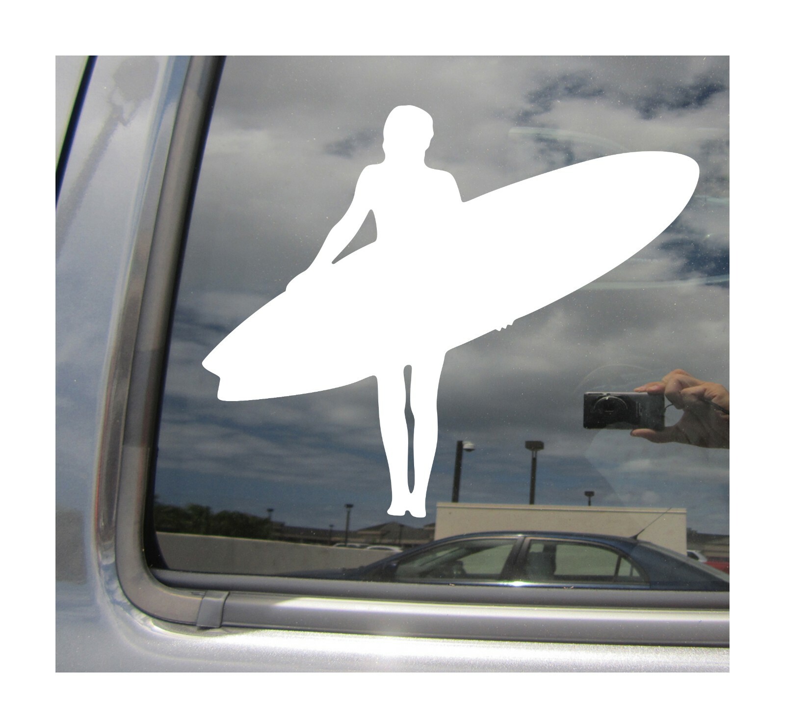 Surfer Girl – Surfing Surf Hawaii Car Laptop Window Vinyl Decal Sticker 04010