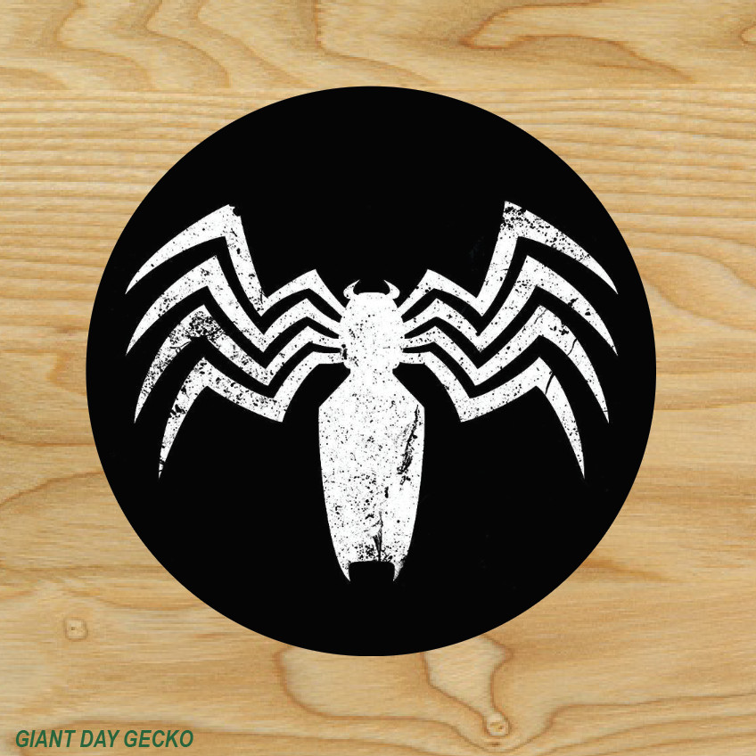 (2) Venom Spiderman Superhero Villain car Laptop Wall Sticker Decal USA