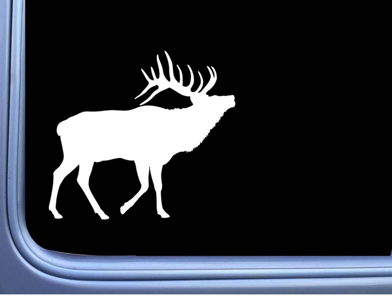 Elk Plain L800 6 inch Sticker bugle call camo hunting bull Decal