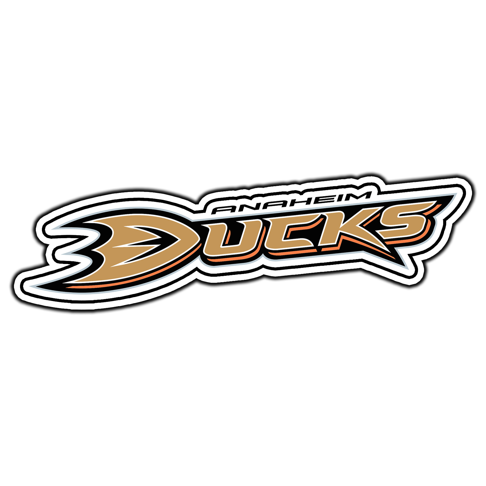 Anaheim Ducks Logo #4 Hockey Fan Sticker Waterproof Vinyl Decal Die-Cut Car