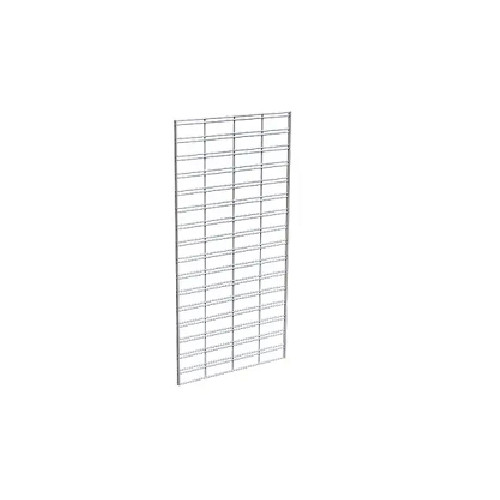 Econoco P3STG24C Chrome Slatgrid Panels (Pack of 3)