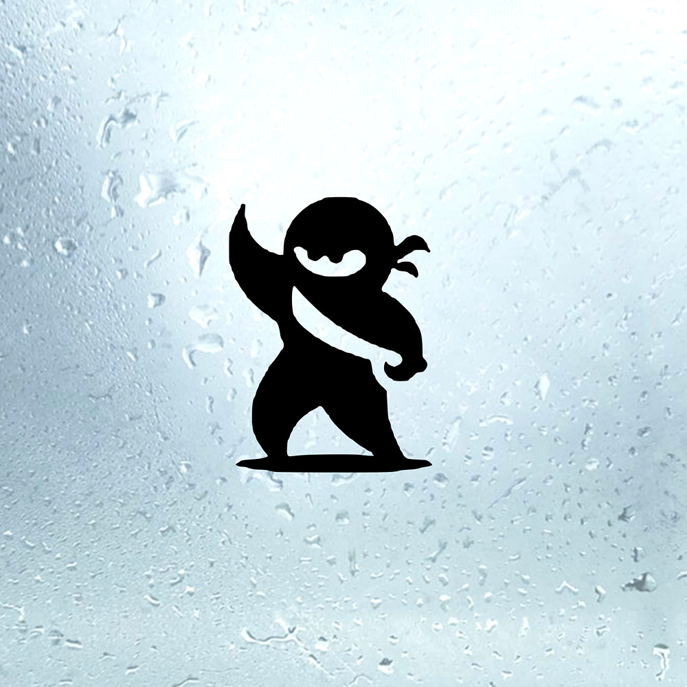 Black Kid Ninja Vinyl Decal Sticker Funny Car Window Laptop Kids Gift Anime Fan