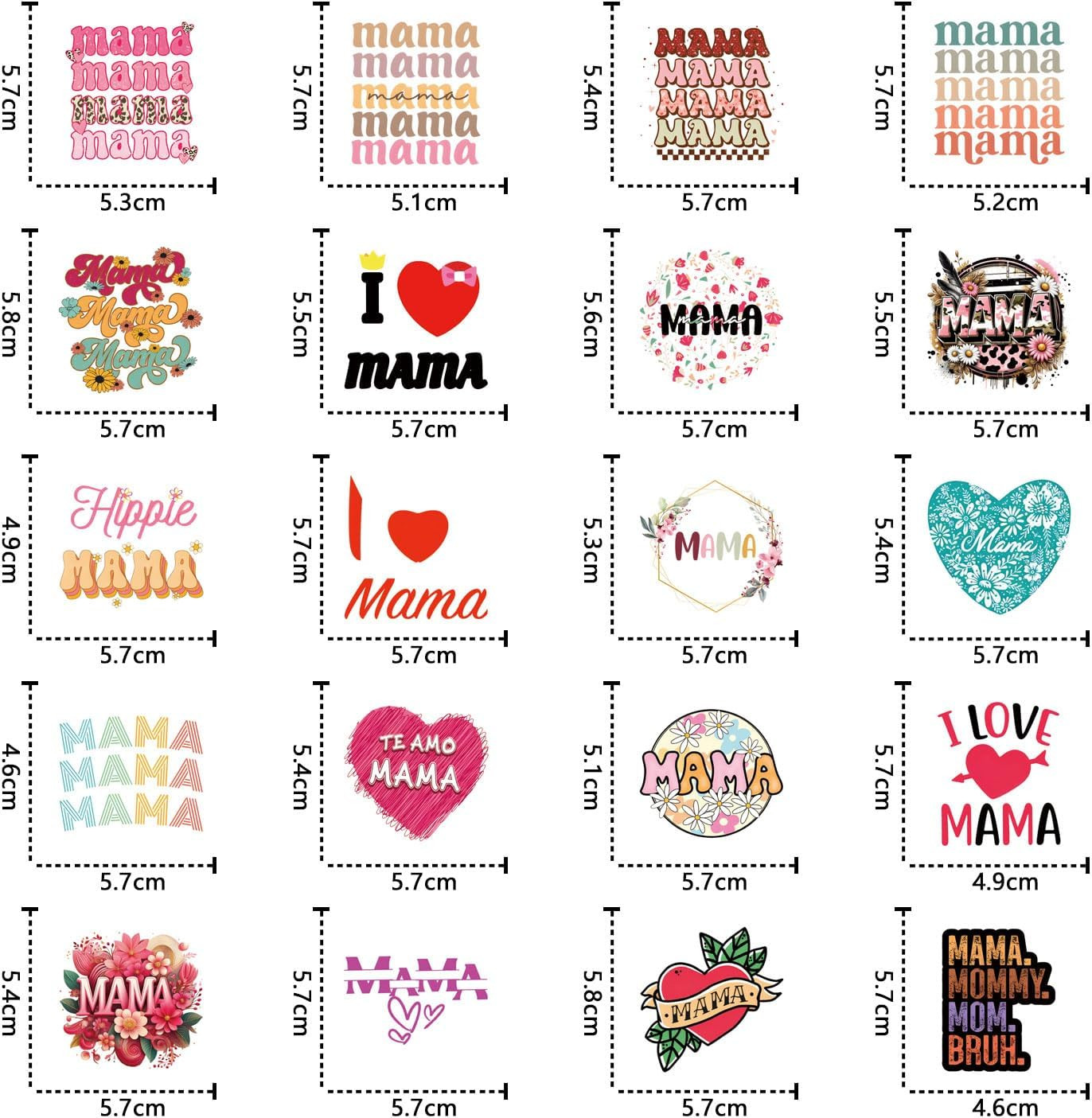 122Pcs Aesthetic Waterproof Vinyl Stickers for Bottles, Laptops, Phones, and Mor