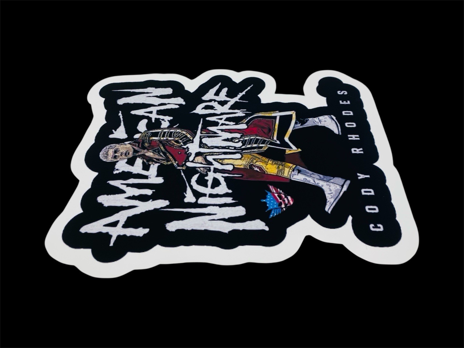 Male Wrestler Waterproof Car Decal Laptop Vinyl Sticker Large