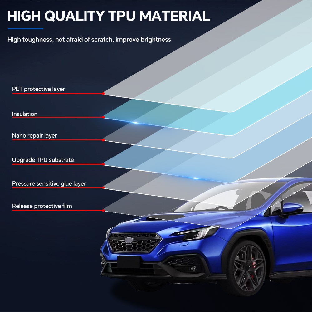For Subaru WRX 2022-2024 Full Car Precut Kit Paint Protection Film Clear PPF TPU
