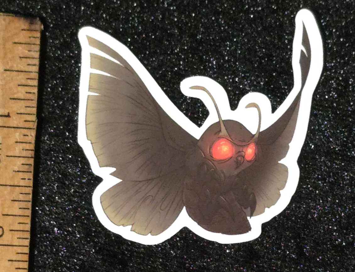 Animated Style Mothra 2" Decal Sticker