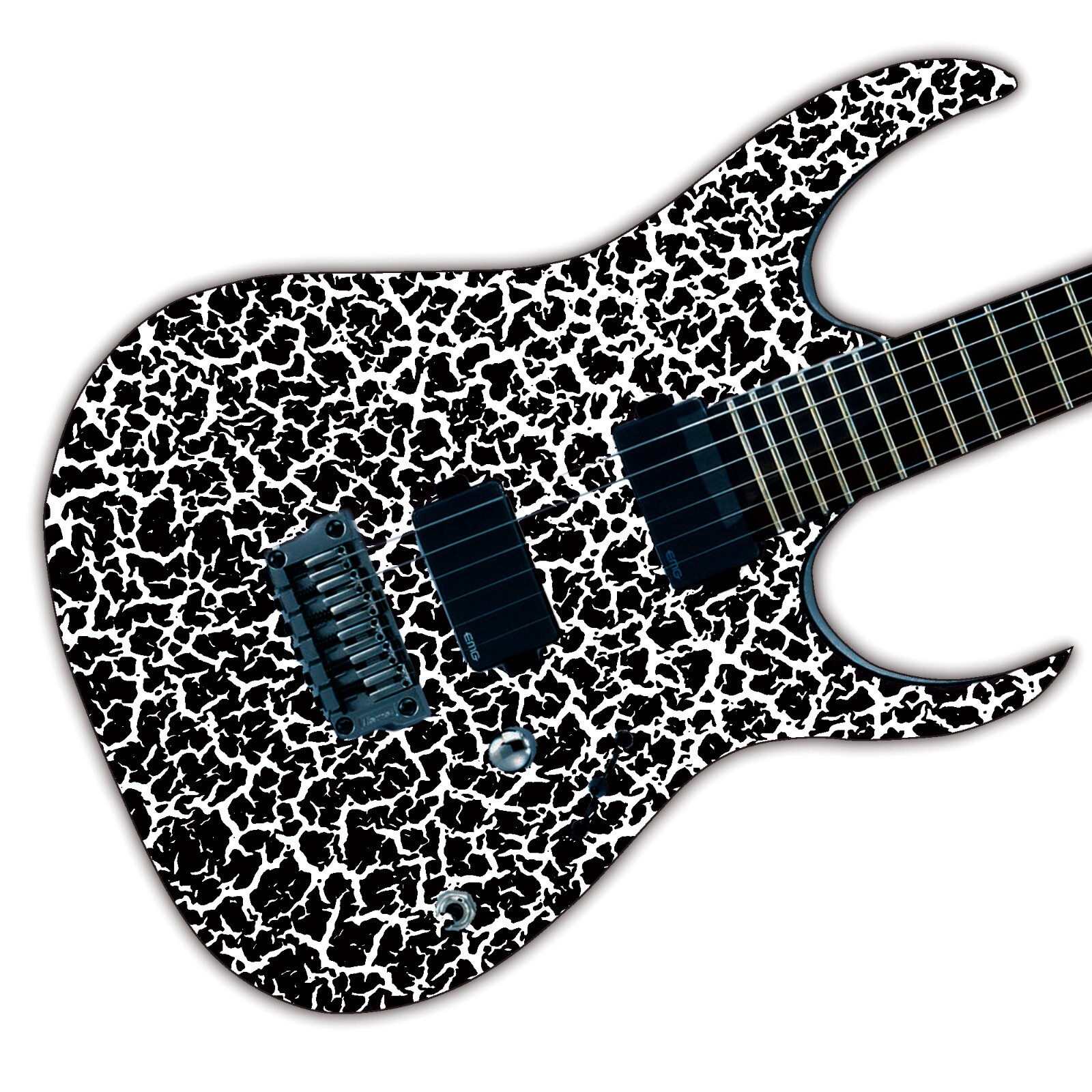 80's Metal Crackle Paint Selection Guitar/Bass Skin Wrap Sticker Skins 9 choices