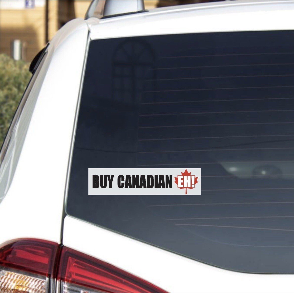 3 Pack. Buy Canadian Eh! Glossy Vinyl Decal 8.5 in 2 in Bumper Sticker