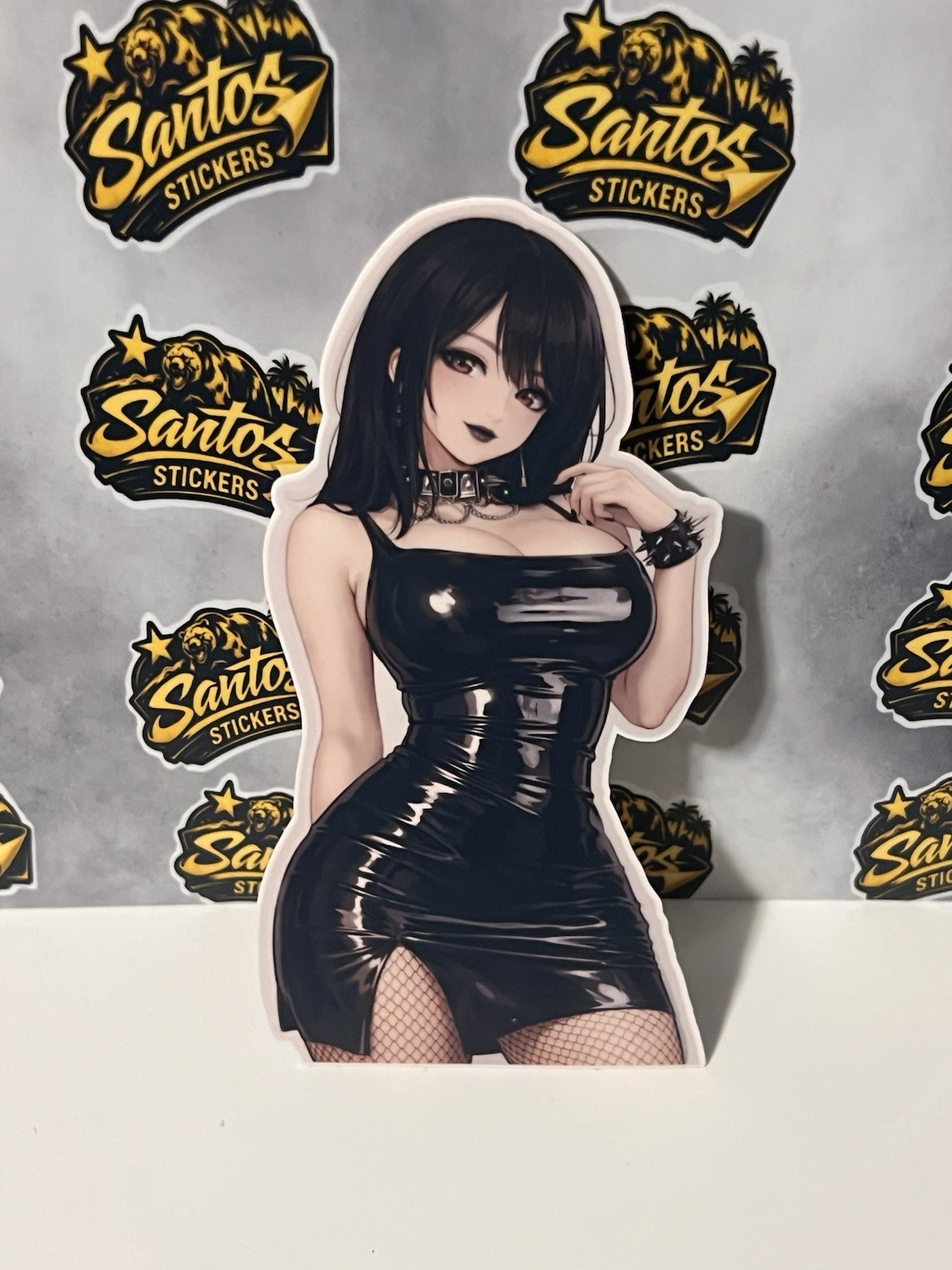 Anime goth girl Sticker , goth girl , 5×2.5