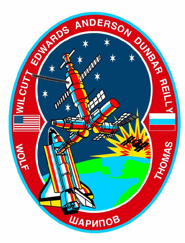 STS-89 Nasa Endeavour Space Program decal Sticker M543