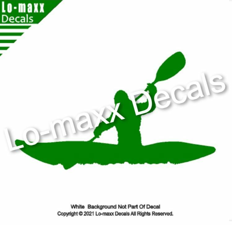 Bigfoot Whitewater Kayaker River Boating Original Design Die Cut Vinyl Decal