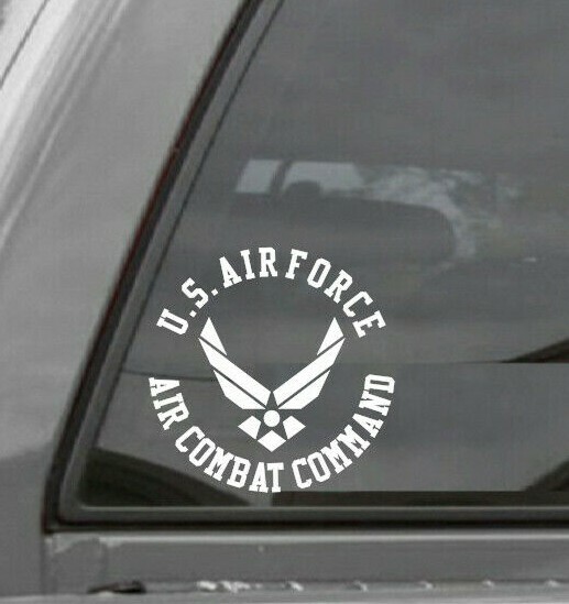 AIR COMBAT COMMAND Vinyl Window Decal / Sticker UNITED STATES AIR FORCE