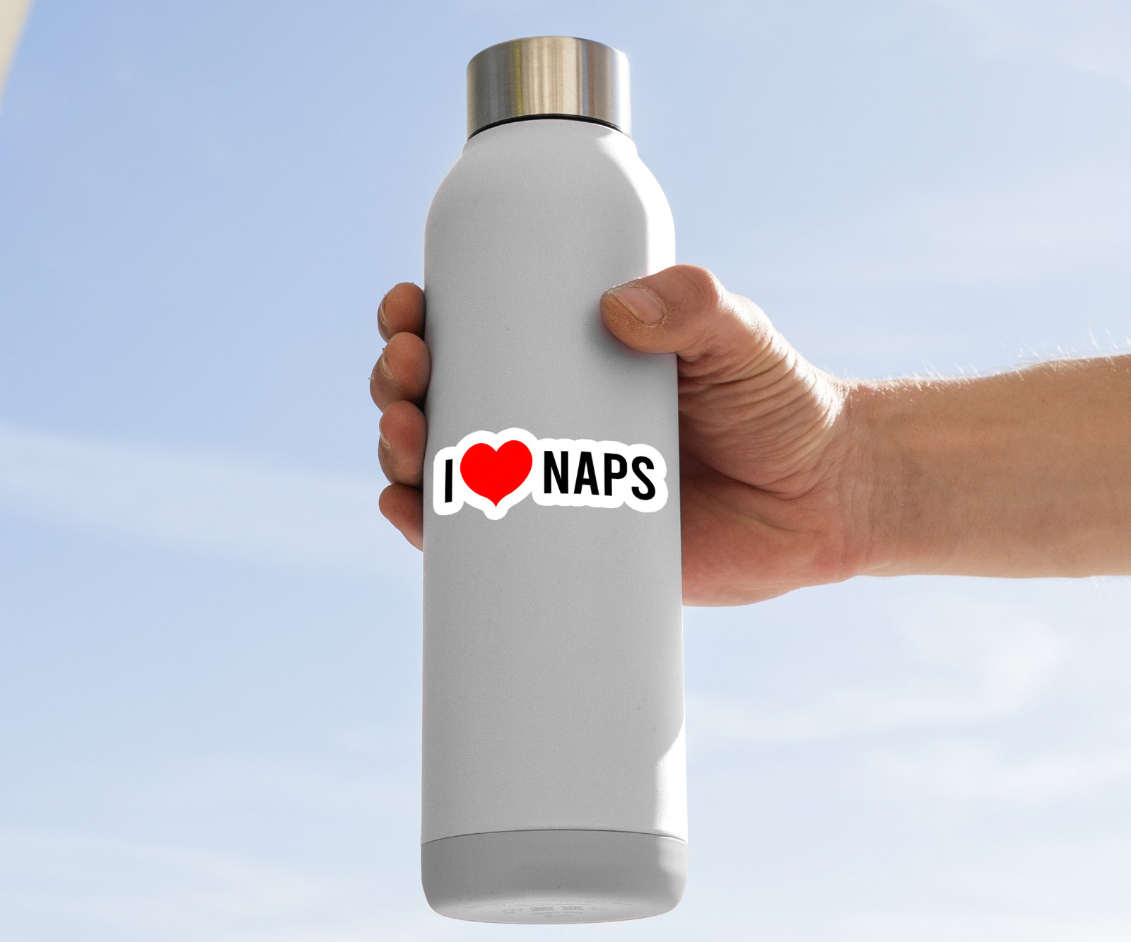I Love Naps Vinyl Sticker – Funny Sleep Lover Decal